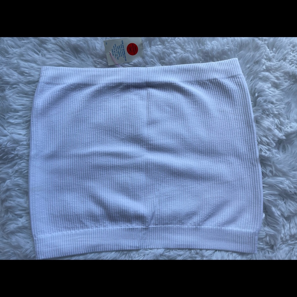 White tube top